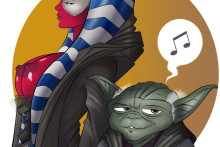 Shaak Ti and Yoda - Star Wars Hentai Image