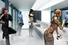 Shepard, Jack, Liara T'Soni, Miranda Lawson and Legion - Mass Effect