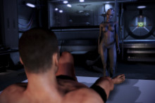 Shepard and Liara T'Soni - Mass Effect
