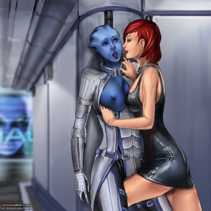 Shepard and Liara T’Soni – Nesoun – Mass Effect