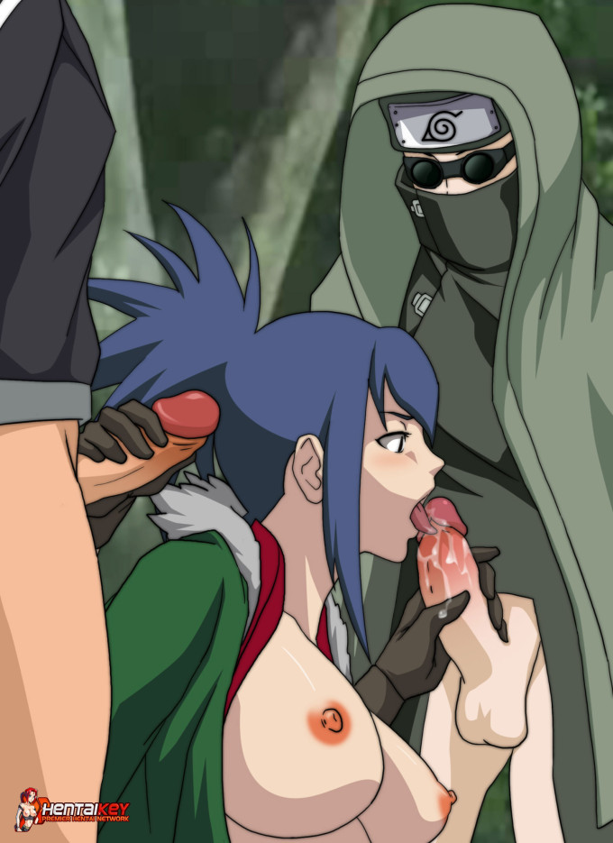 Shino Aburame Kiba Inuzuka and Guren – Naruto Hentai Image