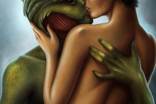 Thane Krios and Shepard - Mass Effect