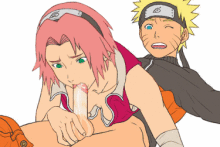 Uzumaki Naruto and Haruno Sakura - Naruto