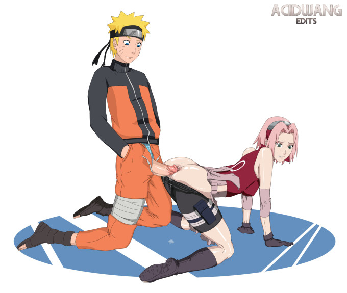 Uzumaki Naruto and Haruno Sakura – acidwang – Naruto